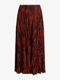 Proenza Schouler Still Life image of Runa Skirt in Printed Soft Twill in Brick Multi