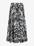Proenza Schouler Still Life image of Runa Skirt in Printed Soft Twill in Pale Blue Multi