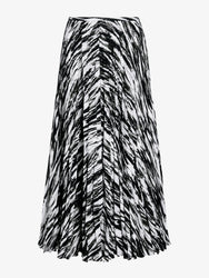 Proenza Schouler Still Life image of Runa Skirt in Printed Soft Twill in Pale Blue Multi