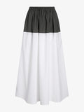 Proenza Schouler Still Life image of Nyla Skirt in Poplin in WillowWhite