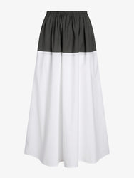 Proenza Schouler Still Life image of Nyla Skirt in Poplin in WillowWhite
