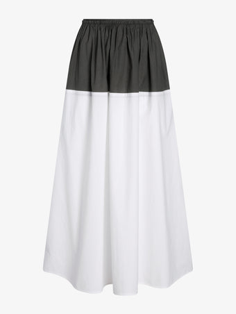 Proenza Schouler Still Life image of Nyla Skirt in Poplin in WillowWhite