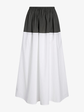 Proenza Schouler Still Life image of Nyla Skirt in Poplin in WillowWhite