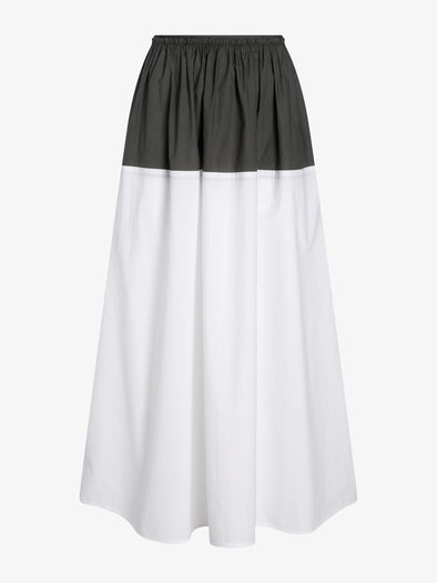 Proenza Schouler Still Life image of Nyla Skirt in Poplin in WillowWhite