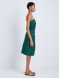 Proenza Schouler Side full length image of model wearing Clio Short in Poplin in Spruce