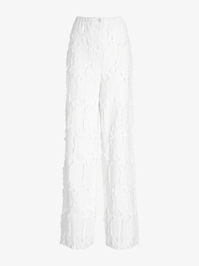 Proenza Schouler Still Life image of Shilo Pant in Jacquard Cotton in Off White