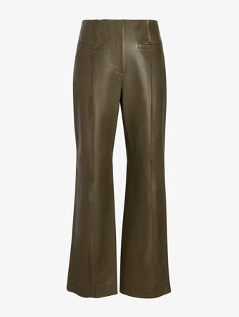 Proenza Schouler Still Life image of Isadora Pant in Leather in Fatigue
