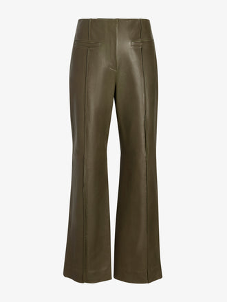 Proenza Schouler Still Life image of Isadora Pant in Leather in Fatigue