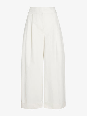 Proenza Schouler Still Life image of Talla Pant in Washed Cotton in Alabaster
