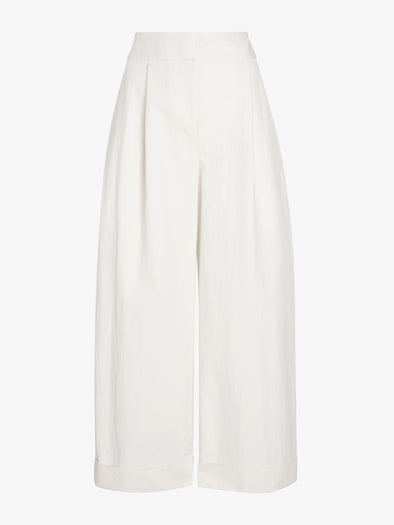 Proenza Schouler Still Life image of Talla Pant in Washed Cotton in Alabaster