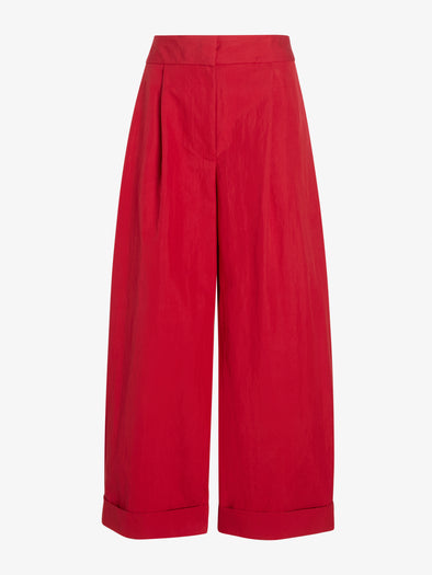 Proenza Schouler Still Life image of Talla Pant in Washed Cotton in Brick