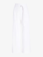 Proenza Schouler Still Life image of Cropped Raver Pant in Poplin in White