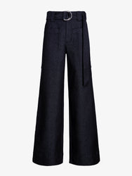 Proenza Schouler Still Life image of Lina Pant in Stretch Twill in Indigo