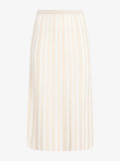Proenza Schouler Still Life image of Isley Skirt in Cotton Rib in Butter White