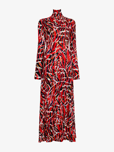 Proenza Schouler Still Life image of Mabel Dress in Jersey in Red Multi