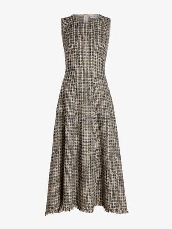 Proenza Schouler Still Life image of Beatrix Dress in Tweed in Black White