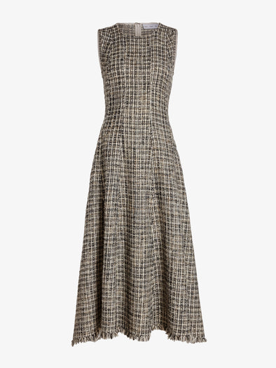 Proenza Schouler Still Life image of Beatrix Dress in Tweed in Black White