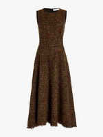 Proenza Schouler Still Life image of Beatrix Dress in Tweed in Henna Multi