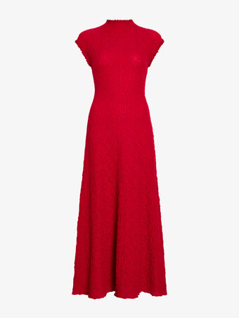 Proenza Schouler Still Life image of Cleo Dress in Jersey Jacquard in Red