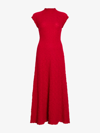 Proenza Schouler Still Life image of Cleo Dress in Jersey Jacquard in Red