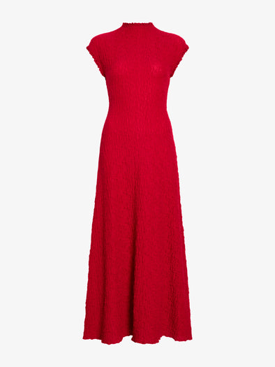 Proenza Schouler Still Life image of Cleo Dress in Jersey Jacquard in Red