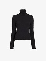 Proenza Schouler Still Life image of Harriet Top in Jersey Jacquard in Black