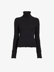 Proenza Schouler Still Life image of Harriet Top in Jersey Jacquard in Black