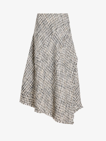 Proenza Schouler Still Life image of Layne Skirt in Tweed in Black White