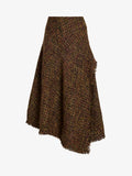Proenza Schouler Still Life image of Layne Skirt in Tweed in Henna Multi