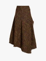 Proenza Schouler Still Life image of Layne Skirt in Tweed in Henna Multi