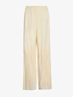 Proenza Schouler Still Life image of Meadow Pant in Crushed Velvet in Pale Yellow