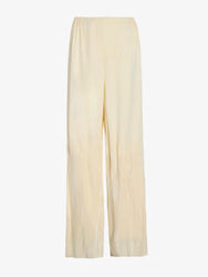Proenza Schouler Still Life image of Meadow Pant in Crushed Velvet in Pale Yellow