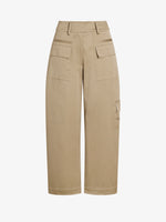 Proenza Schouler Still Life image of Talla Pant in Cotton Twill in Wood