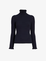 Proenza Schouler Still Life image of Juniper Sweater in Cable Knit in Navy