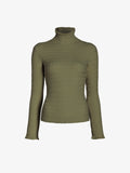 Proenza Schouler Still Life image of Juniper Sweater in Cable Knit in Dark Olive