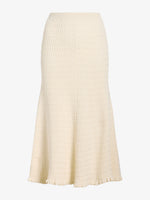 Proenza Schouler Still Life image of Magnolia Skirt in Cable Knit in Vanilla