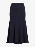 Proenza Schouler Still Life image of Magnolia Skirt in Cable Knit in Navy