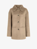 Proenza Schouler Still Life image of Lisa Jacket in Melton in Oat