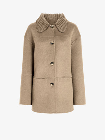 Proenza Schouler Still Life image of Lisa Jacket in Melton in Oat