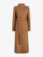 Proenza Schouler Still Life image of Senna Coat in Double Face Twill in Khaki