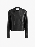 Proenza Schouler Still Life image of Courtney Jacket in Leather in Black