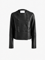 Proenza Schouler Still Life image of Courtney Jacket in Leather in Black