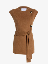 Proenza Schouler Still Life image of Edie Gillet in Double Face Twill in Khaki