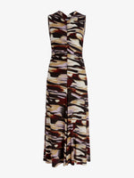 Proenza Schouler Still Life image of Audrey Dress in Printed Soft Jersey in Moss Multi