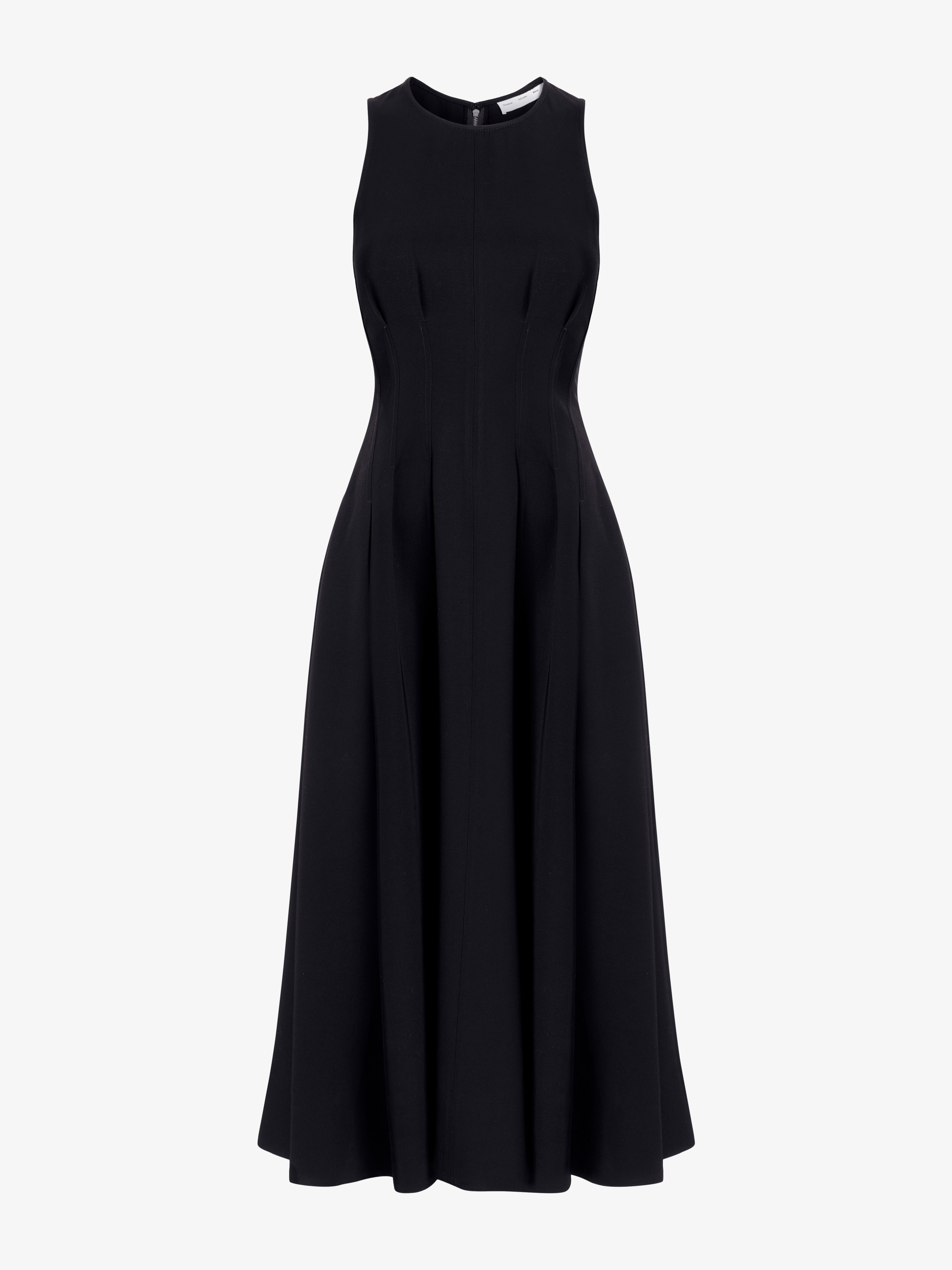 Proenza Schouer White Label Bronwyn Dress in Wool Twill - Black