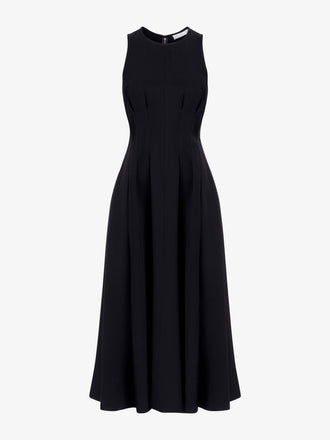 Proenza Schouler Still Life image of Bronwyn Dress in Merino Wool in Black
