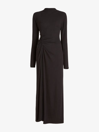 Proenza Schouler Still Life image of Minna Dress in Twisted Rib in Black