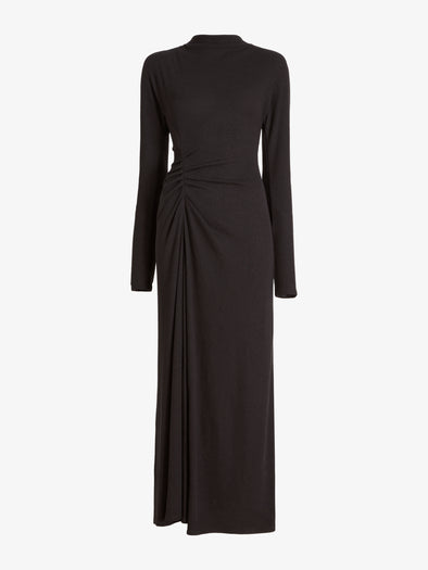 Proenza Schouler Still Life image of Minna Dress in Twisted Rib in Black