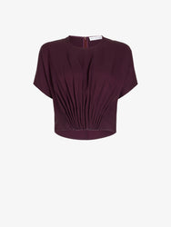 Proenza Schouler Still Life image of Kat Top in Merino Wool in Malbec
