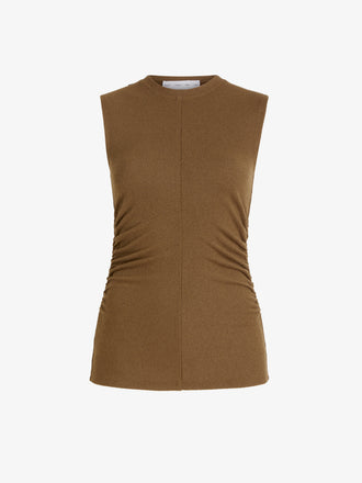 Proenza Schouler Still Life image of Jess Top in Twisted Rib in Fatigue